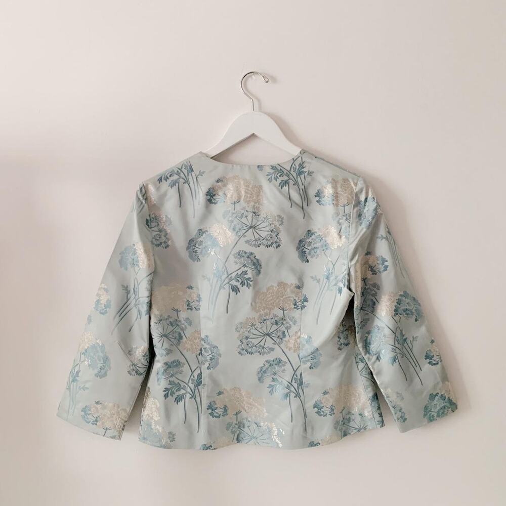 Vintage Anthropologie Odille Silk Jacket Size 4/6 - Picture 4 of 4